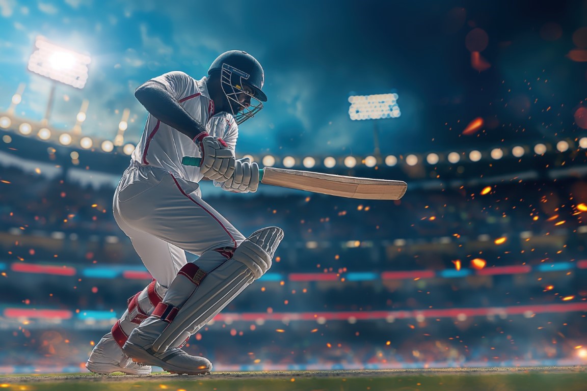 Cricket action
